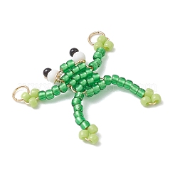 Glass Seed Beaded Pendants&nbsp;PALLOY-MZ00991