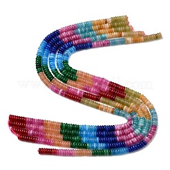 Dyed Natural White Jade Beads Strands&nbsp;X-G-H333-02B