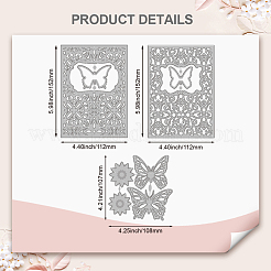 Butterfly Carbon Steel Cutting Dies Stencils&nbsp;DIY-WH0309-2572