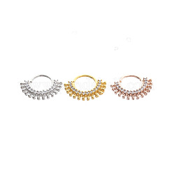 316L Surgical Stainless Steel Micro Pave Clear Cubic Zirconia Cartilage Earrings&nbsp;WG933E5-21