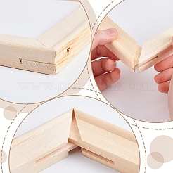 4Pcs DIY Wood Photo Picture Frame Border Mortise Tenon&nbsp;DIY-AN0001-34