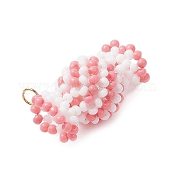 Glass Seed Beaded Candy Pendants&nbsp;PALLOY-MZ00982-01