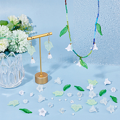 DIY Bluebell Acrylic Pendant Jewelry Making Kits&nbsp;DIY-HS0001-10