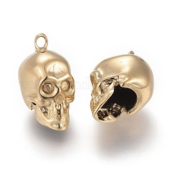 Ion Plating(IP) 304 Stainless Steel Pendant Rhinestone Settings&nbsp;STAS-F256-026G