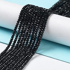 Natural Black Tourmaline Beads Strands&nbsp;G-J400-C12-01