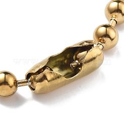 304 Stainless Steel Ball Chain Necklaces&nbsp;CHS-F009-01H-45cm-G-02