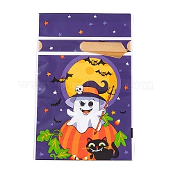 50Pcs Rectangle Halloween Candy Plastic Bags&nbsp;ABAG-U001-01D