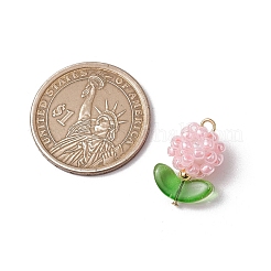Glass Seed Beads Pendants&nbsp;PALLOY-MZ00592-03