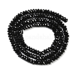 Natural Black Spinel Beads Strands&nbsp;G-B175-A02-2x4mm
