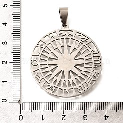 201 Stainless Steel Pendants&nbsp;STAS-R152-01P-02