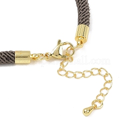 4.5MM Round Nylon Cotton Milan Cord Bracelet Making&nbsp;BJEW-I245-01G