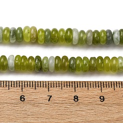 Natural Xiuyan Jade Beads Strands&nbsp;G-L624-H05-6x2mm