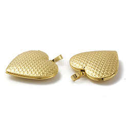 Rack Plating Brass Locket Pendants&nbsp;KK-G452-04G