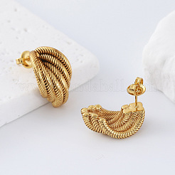 Geometric 304 Stainless Steel Stud Earrings for Women&nbsp;PP5518