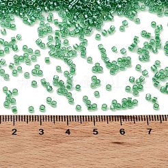 Transparent Colours Luster Glass Seed Beads&nbsp;SEED-S042-17B-01