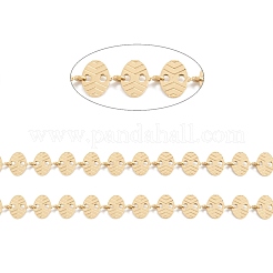 Handmade PVD Vacuum Plating 304 Stainless Steel Oval Link Chains&nbsp;CHS-M004-13G