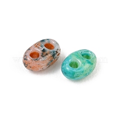 Picasso Glass Seed Beads&nbsp;EGLA-K064-06
