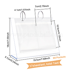 4 Inch Calendar-Style Tabletop Acrylic Photo Album&nbsp;ODIS-WH0002-54A