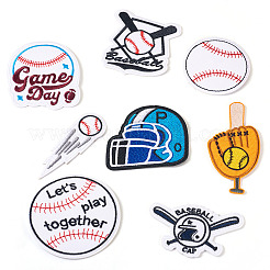 16Pcs 8 Styles Computerized Embroidery Cloth Iron on/Sew on Patches&nbsp;DIY-TA0012-13