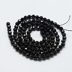 Natural Black Spinel Beads Strands&nbsp;X-G-E366-07-5mm