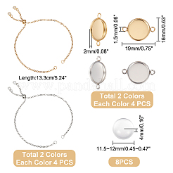 DIY Blank Dome Bracelet Making Kit&nbsp;DIY-UN0003-94