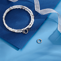 2Pcs Sterling Silver Spring Gate Rings&nbsp;STER-PH0004-92A