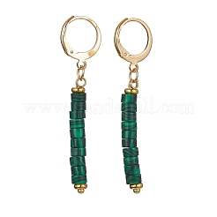 Natural & Synthetic Mixed Gemstone Beaded Dangle Leverback Earrings&nbsp;EJEW-JE05480