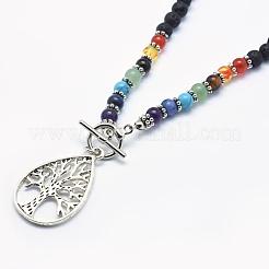Tibetan Style Alloy Pendant Necklaces&nbsp;NJEW-F170-A06