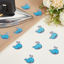 10Pcs Computerized Embroidery Cloth Iron on/Sew on Patches&nbsp;PATC-CY0001-45A