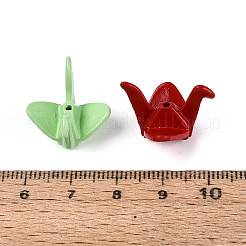 Rack Plating Spray Painted Alloy Beads&nbsp;PALLOY-T091-31M