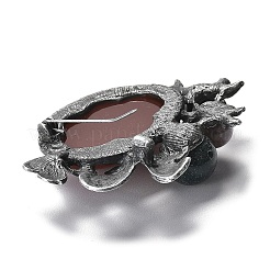 Resin Imitation Agate Oval Brooches&nbsp;LS-JEWB-M033-02B