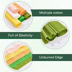6 Rolls 6 Colors Handmade Crepe Paper&nbsp;DIY-CP0012-89B