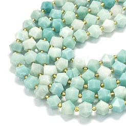Natural Flower Amazonite Beads Strands&nbsp;G-I376-A68-01