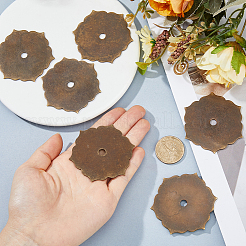 6Pcs Brass Handle Washers&nbsp;KK-FH0008-33AB