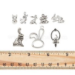 40Pcs 8 Style Tibetan Style Alloy Pendants&nbsp;TIBE-FP0001-16
