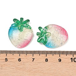 Fruit Theme Transparent Resin Cabochons&nbsp;RESI-XCP0002-64A