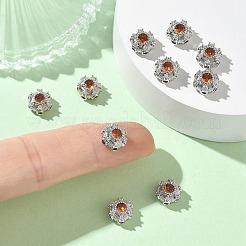 SHEGRACE Brass Pave Cubic Zirconia Multi-strand Links&nbsp;XGRQ4H013-683P-D
