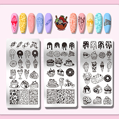 Stainless Steel DIY Nail Art Templates&nbsp;MRMJ-WH0092-102