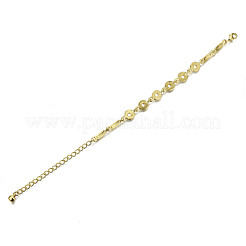Electroplated Alloy Link Bracelets&nbsp;BJEW-T012-010-RS