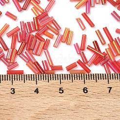 Glass Round Bugle Beads&nbsp;SEED-XCP0001-47A