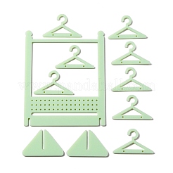 Opaque Acrylic Earring Display Stands&nbsp;EDIS-WH0029-14C