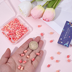 100Pcs Synthetic Coral Dyed Beads&nbsp;SHEL-SC0002-11
