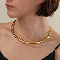 201 Stainless Steel Simple Thin Collar Necklace&nbsp;VA8858