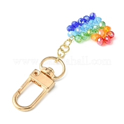 Colorful Glass Heart Pendant Decoration&nbsp;KEYC-TA00013