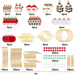 237Piece DIY Christmas Themed Earring Making Kits&nbsp;DIY-SC0015-05