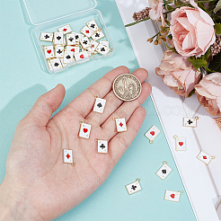 40Pcs 4 Styles Alloy Enamel Pendants&nbsp;ENAM-PH0003-05
