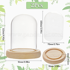 Glass Dome Cover&nbsp;AJEW-SC0001-61A