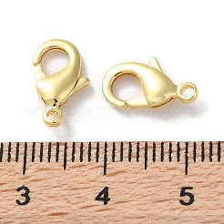 Rack Plating Brass Lobster Claw Clasps&nbsp;KK-F090-27G-02