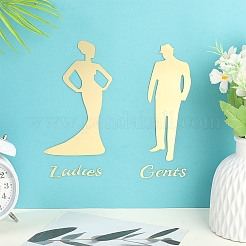 3 Bags 3D Acrylic Toilet Stickers&nbsp;FIND-NB0006-69