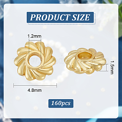 160Pcs Alloy Spacer Beads&nbsp;FIND-BC0004-90